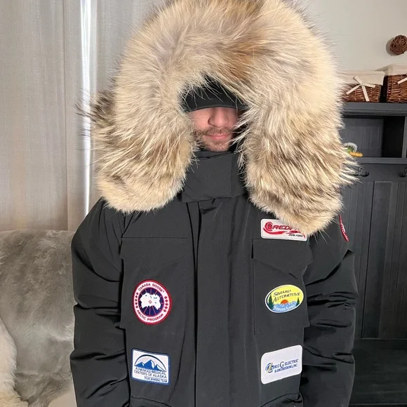 **RARE** Limited Edition Canada Goose Men’s XL Constable Parka with Coyote Fur - Picture 14 of 15